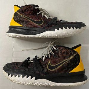 Nike Kyrie 7 Roswell Rayguns Black Gold M Size 12 Basketball Shoes READ*